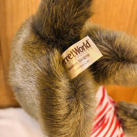 Pokey Colonial Navy Mascot Ferretworld Plush 1980s Ferret Toy Vintage Hat Outfit - Picture 6 of 8